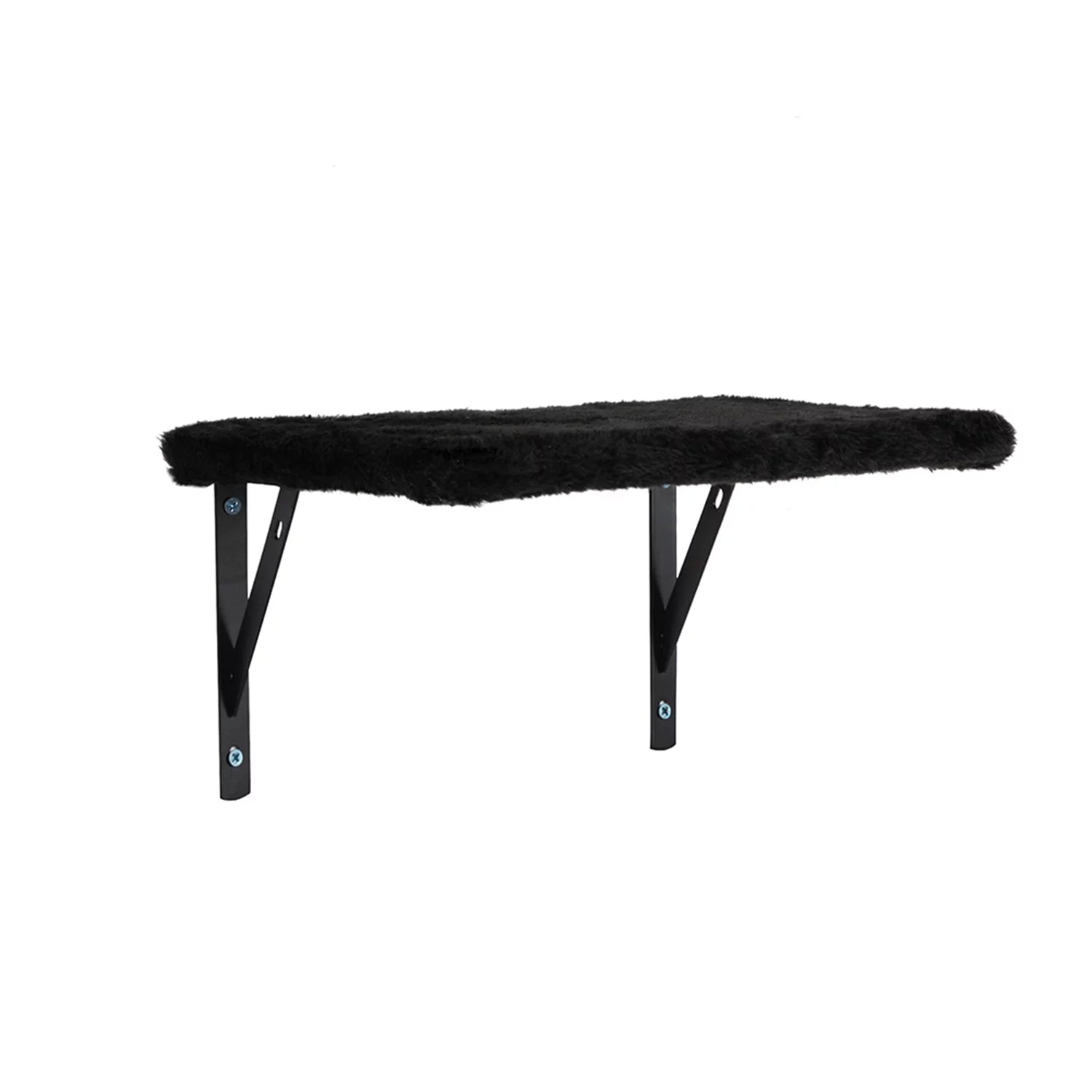 Cat Wall Shelves and Perches Set of 5, Sleeping Playing Lounging Climbing Cat Tree House for Multiple Cats, Black