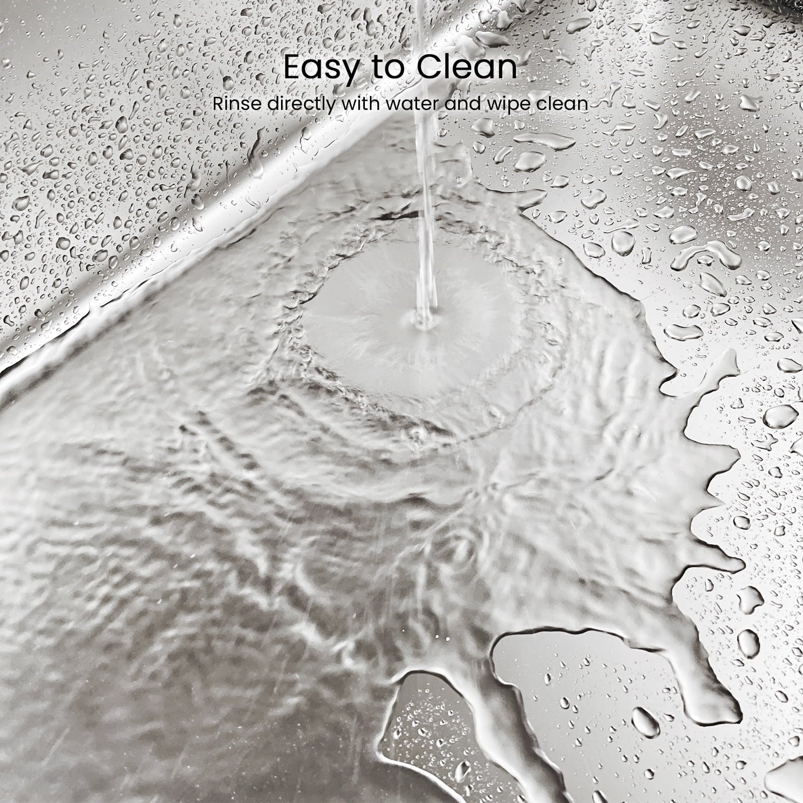 Stainless Steel Litter Box with Lid Large Cat Litter Box Metal Litter Pan 23.6" X 15.7" X 11.8"