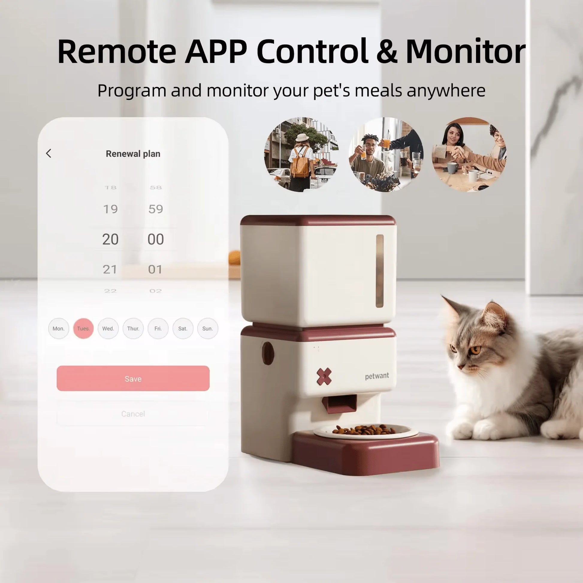HEYBO Automatic Cat Feeder Smart Dog Feeder